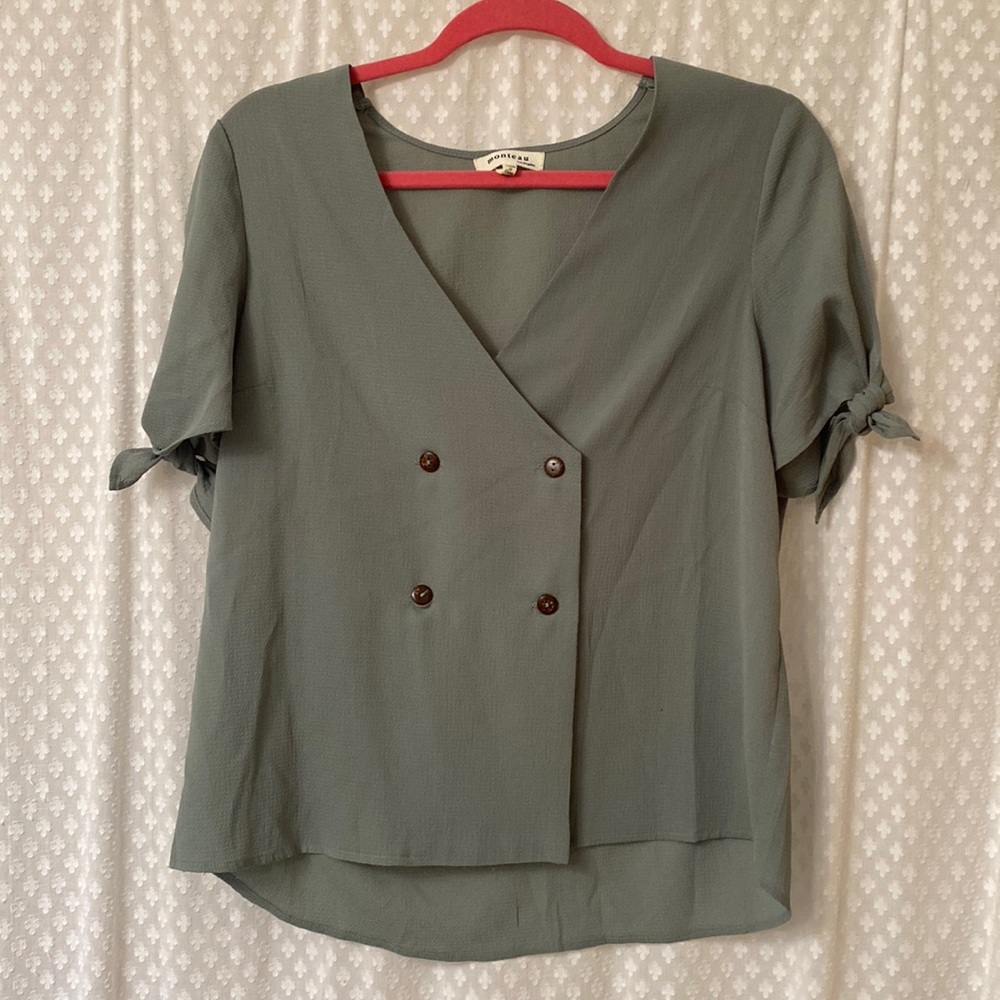 Green button top